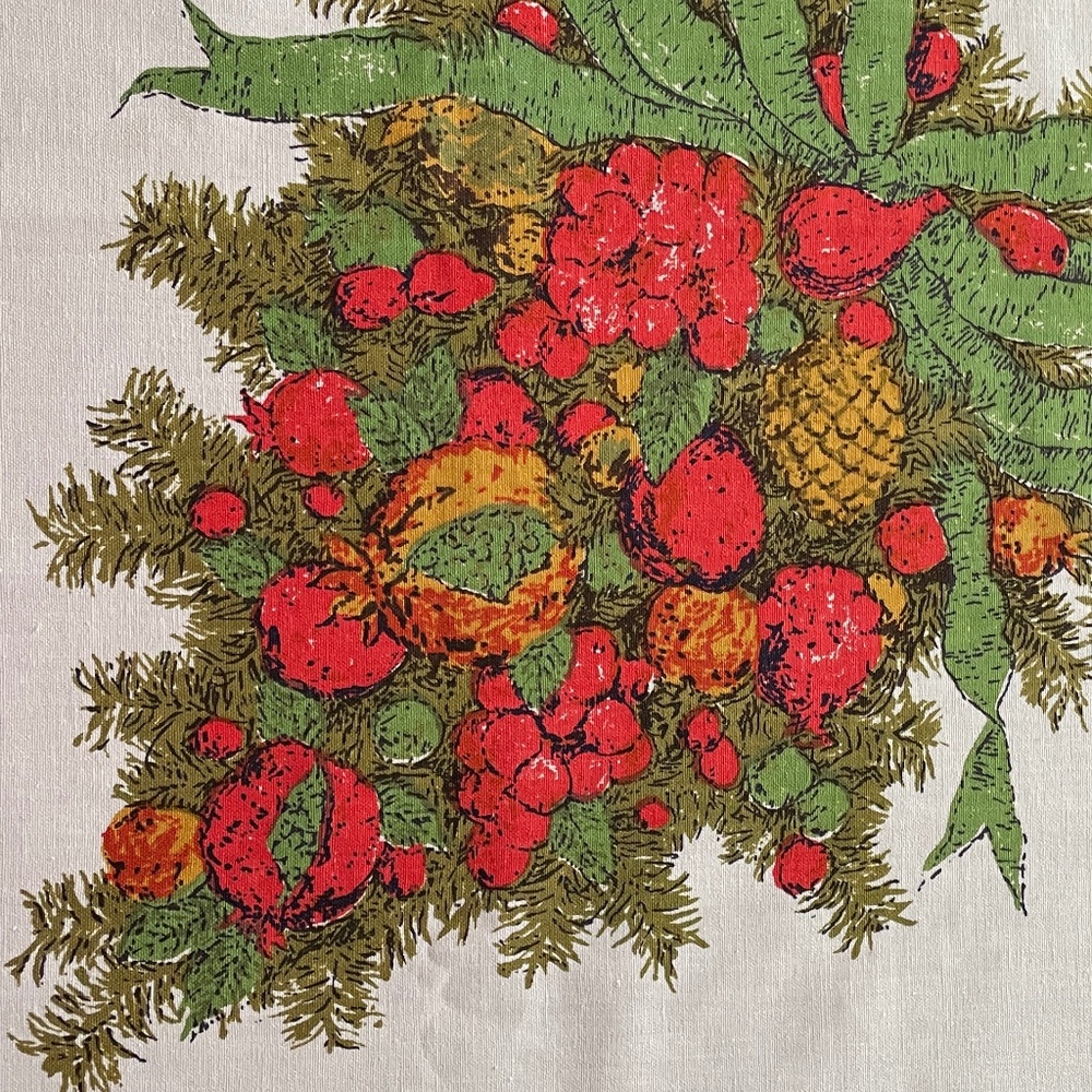 vintage tablecloth